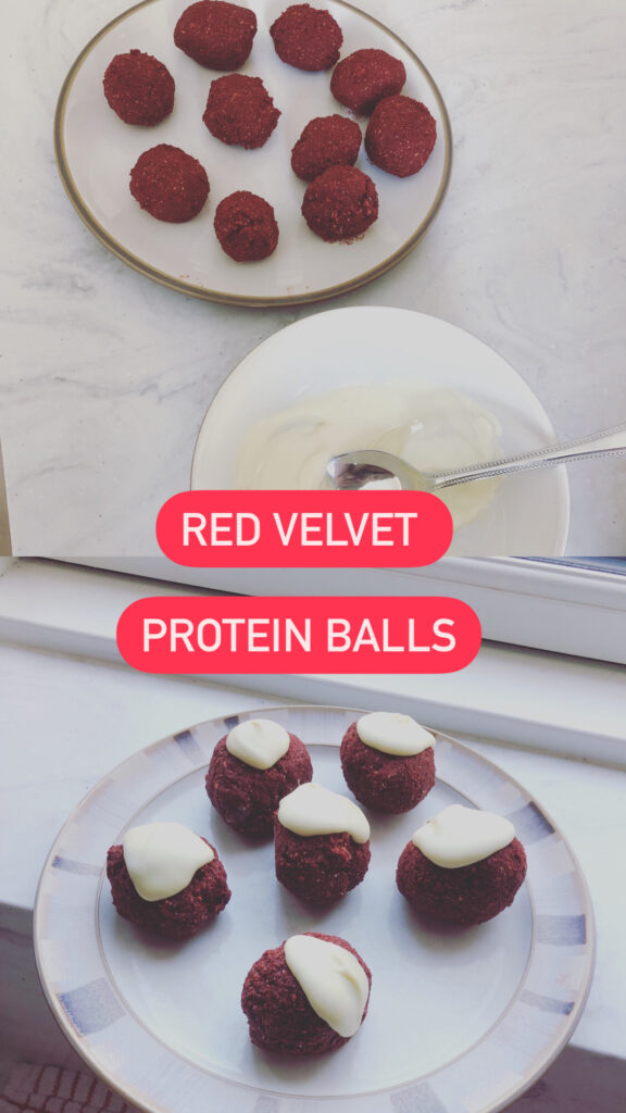 Valentines Day - Red velvet protein ball recipe 

